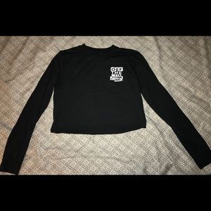 Vans long sleeved crop top